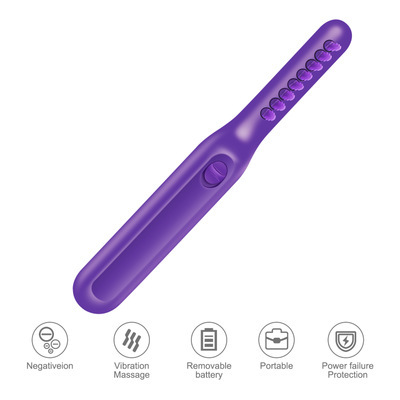 Electric Detangling Brush Scalp Massage Hair Brush - Purple