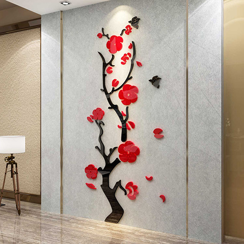 Plum Blossom Porch Decoration Wall Stickers - Image 5