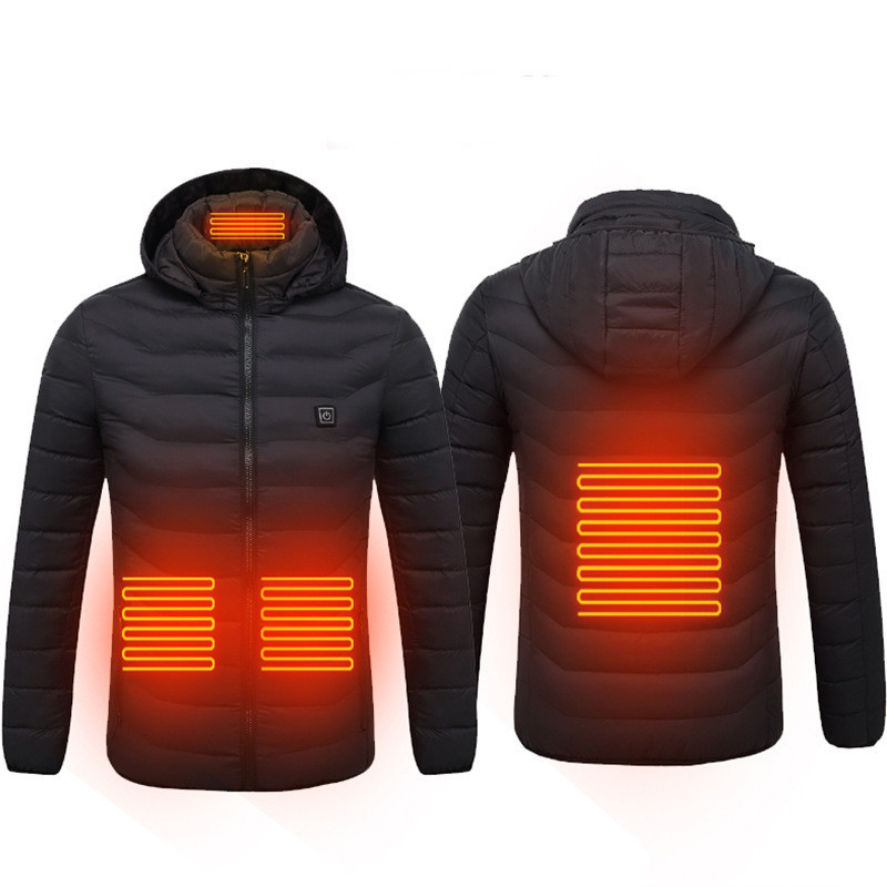 New Heated Jacket Coat USB Electric Jacket Cotton Coat Heater Thermal Clothing Heating Vest Men's Clothes Winter - Image 6