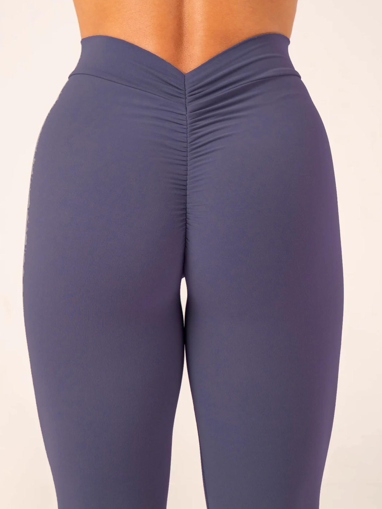 High Waist Yoga Pants For Women, Seamless, Scrunch Butt, Elastic, Ultra-Soft Comfort Fit, Solid Color Sports Leggings - Image 8