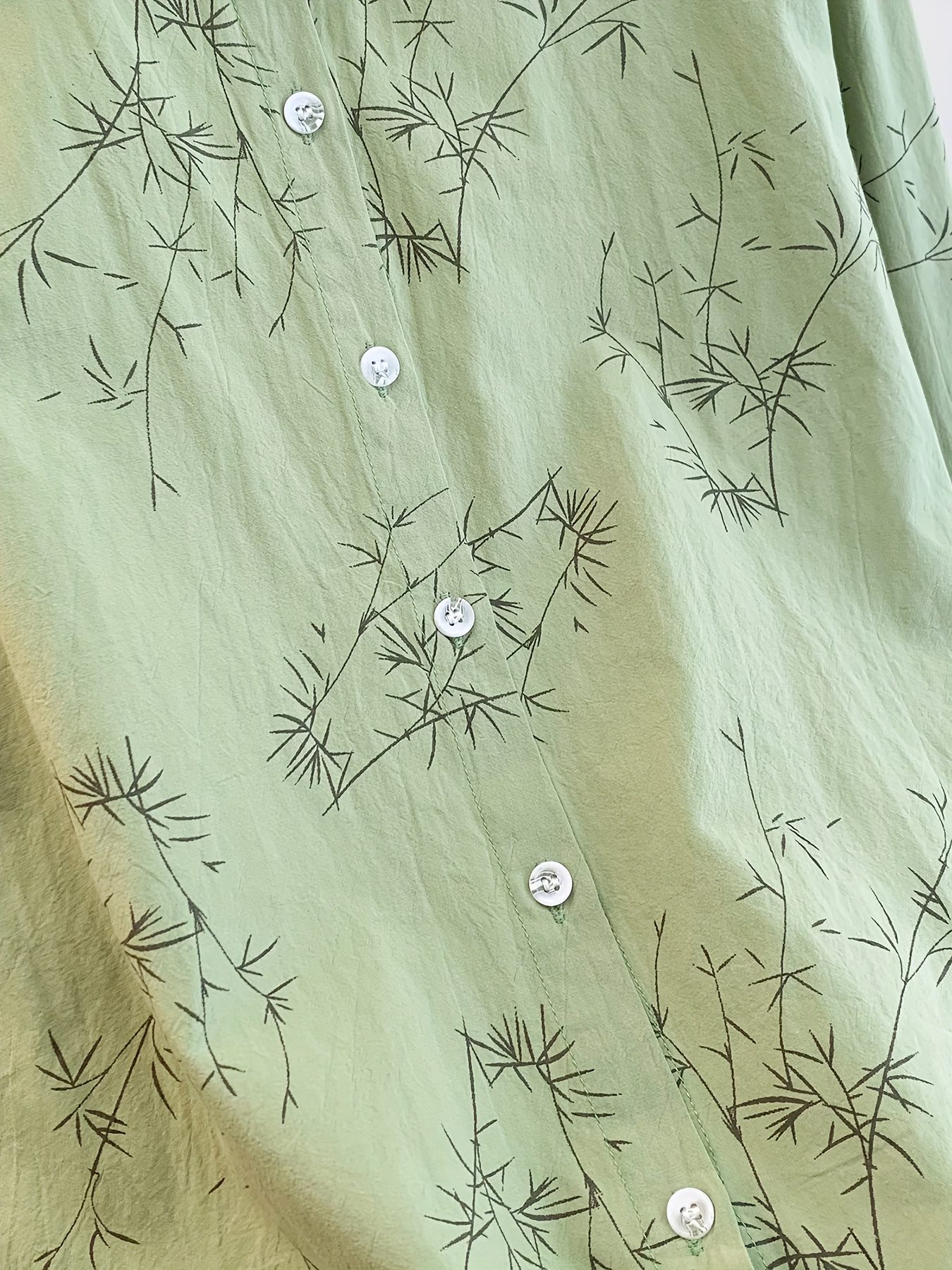 Women'S Summer Long-Sleeve Shirt - Casual And Versatile, Printed With A High-End Aesthetic, Trendy And Loose-Fitting Blouse That Slims And Conceals. - Image 4