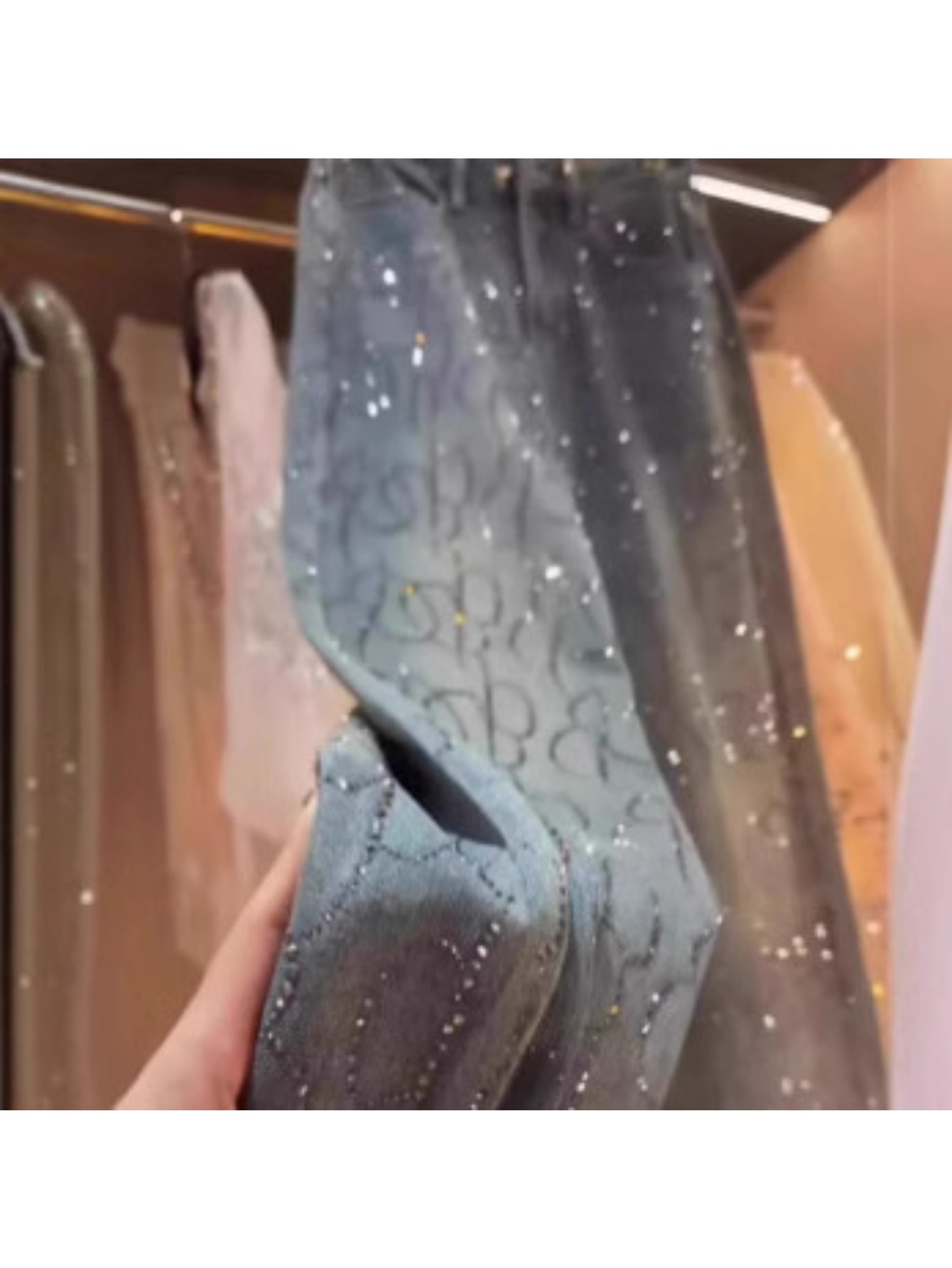 Heavy Industry Diamond Straight Jeans for Women Fashion 2025 Summer New High-waist Jeans, Hip Lifting Waist Shining Hot Drilling Craft, Street Hip-hop Casual Travel Wear, Slim Fit - Image 2