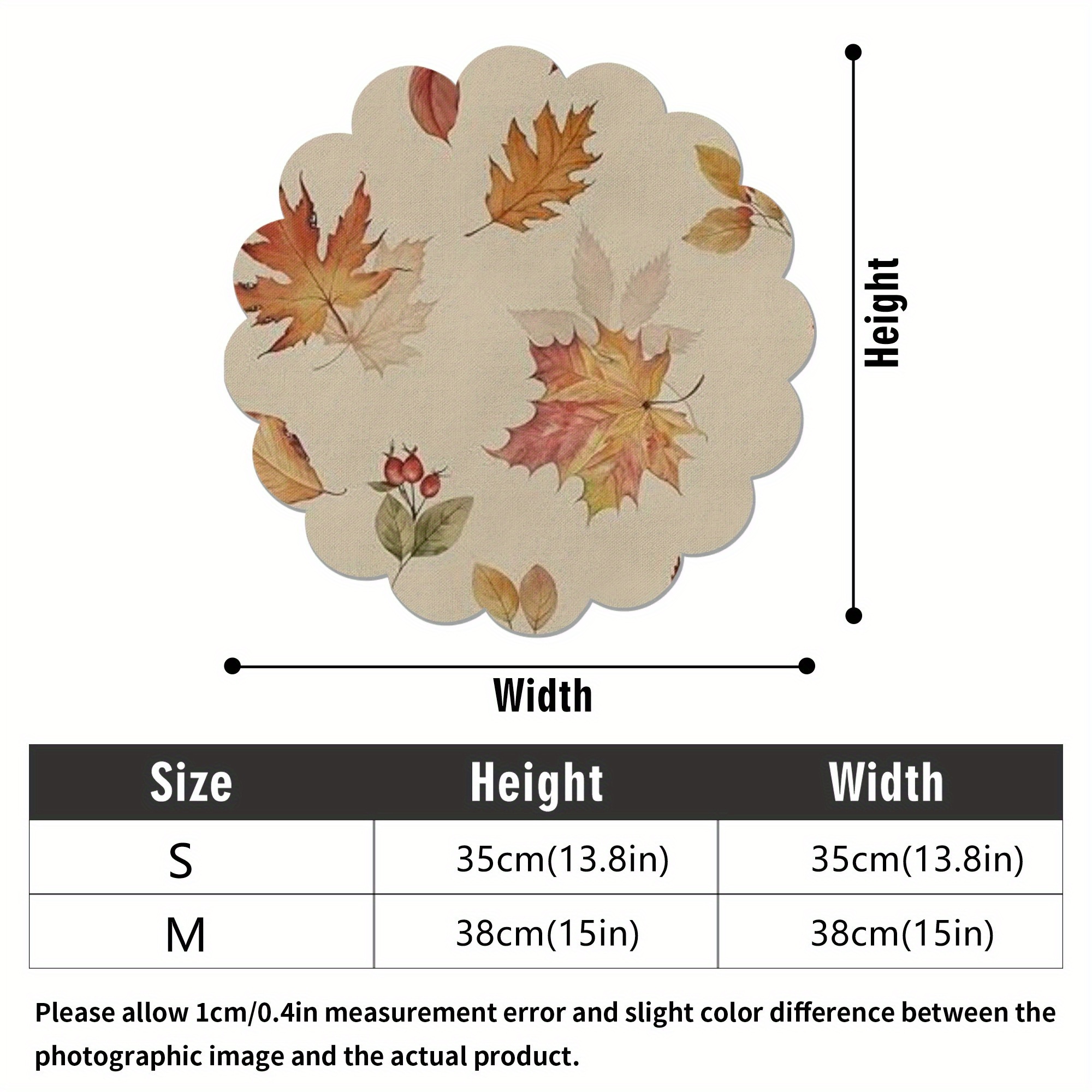 4pcs Autumn maple leaves Thanksgiving, Festive Centerpiece, Thanksgiving Decoration, Rustic Fall Decor, Maple Leaf Design, Highquality Textile, Decorative Leaves, Fall Foliage, Event Planners, Holiday Hosts - Image 4