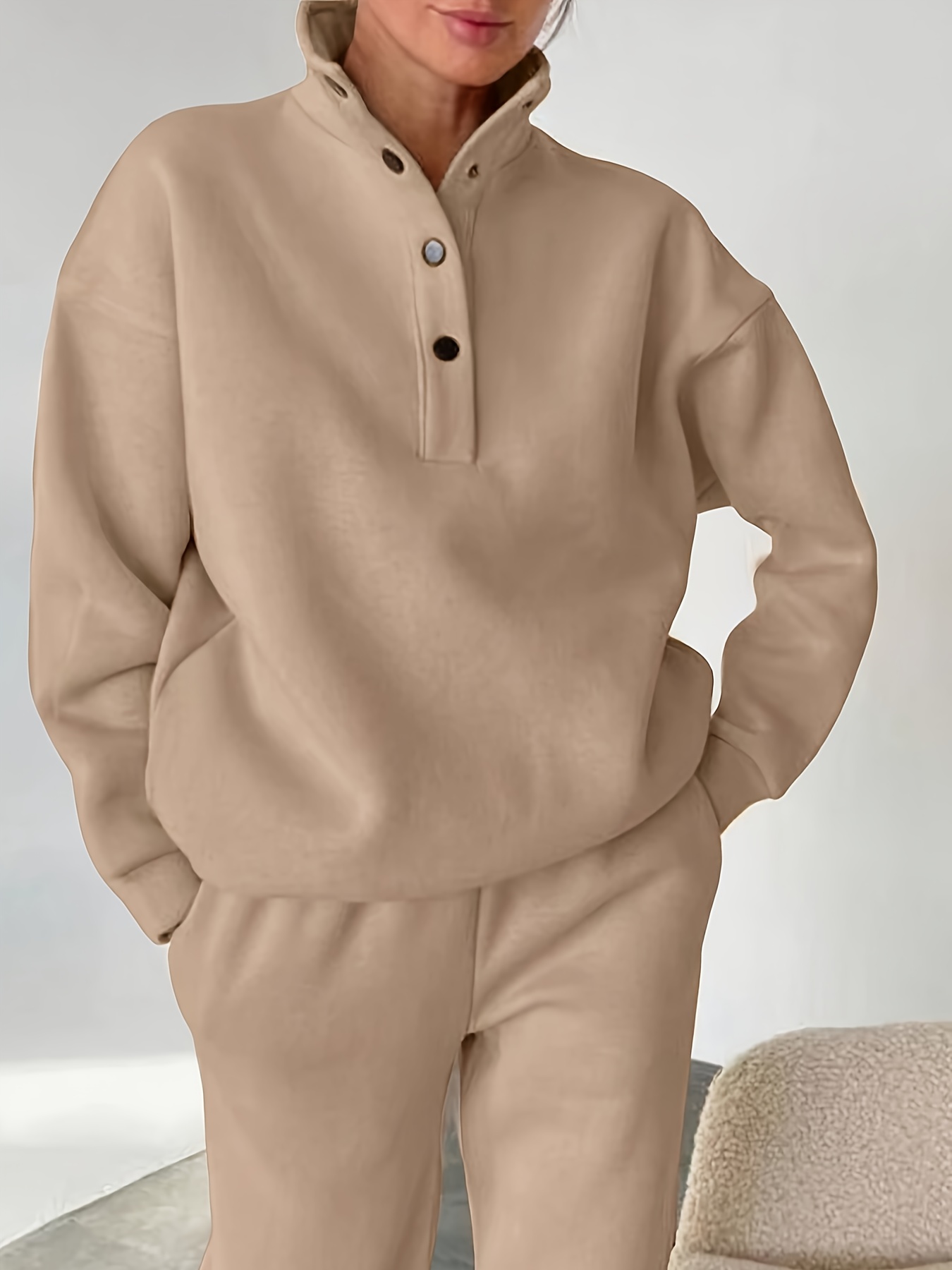 Autumn And Winter Women'S Clothing, European And American Fashion Sweatshirt & Pants Sets - Image 7