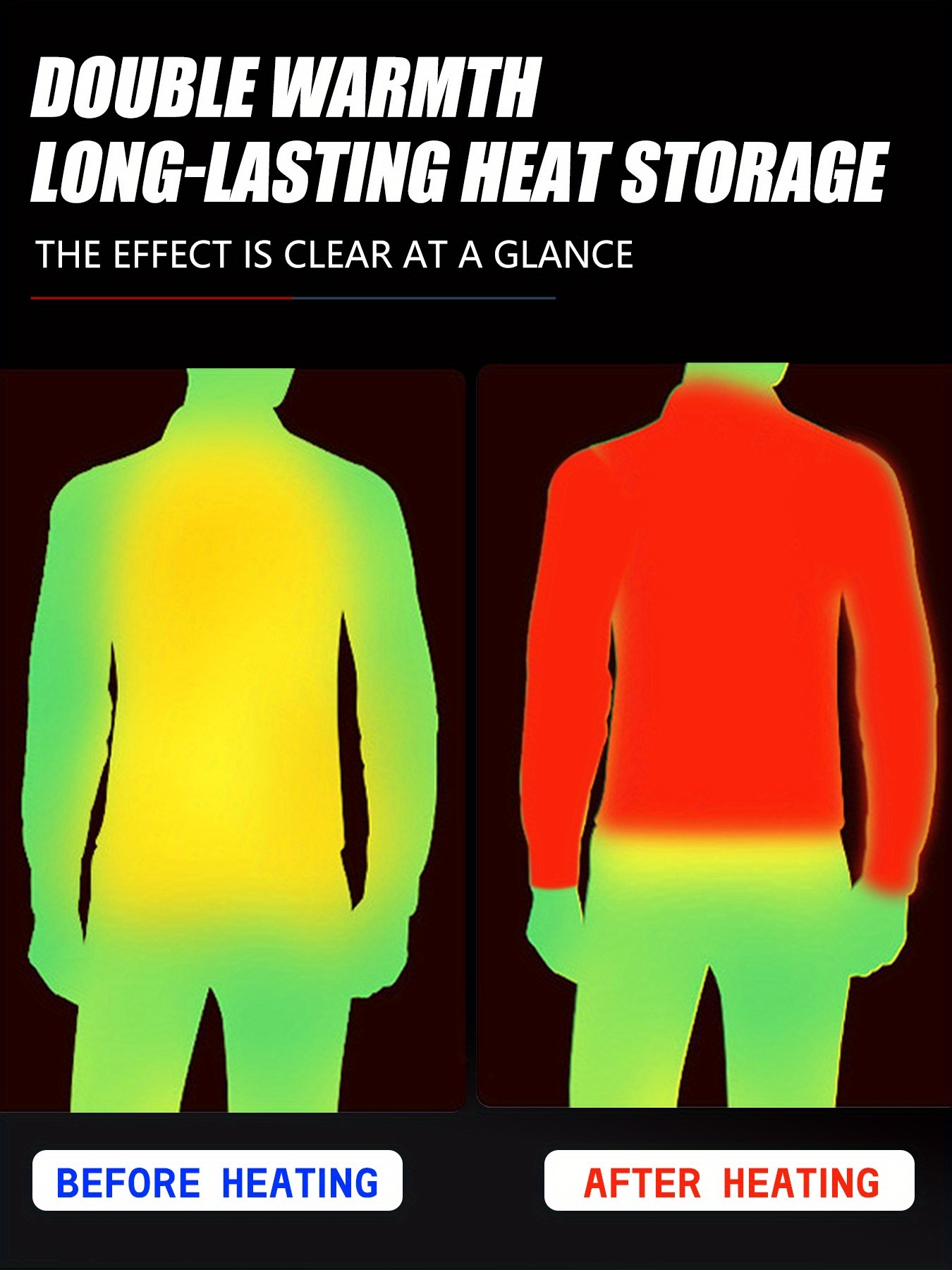 9-Zone Jacket, Warm Coat, 3-Temperature Settings, Portable, Power Bank Compatibility (Not Included), Machine Washable, for Outdoor Winter Cycling and Fishing - Image 4