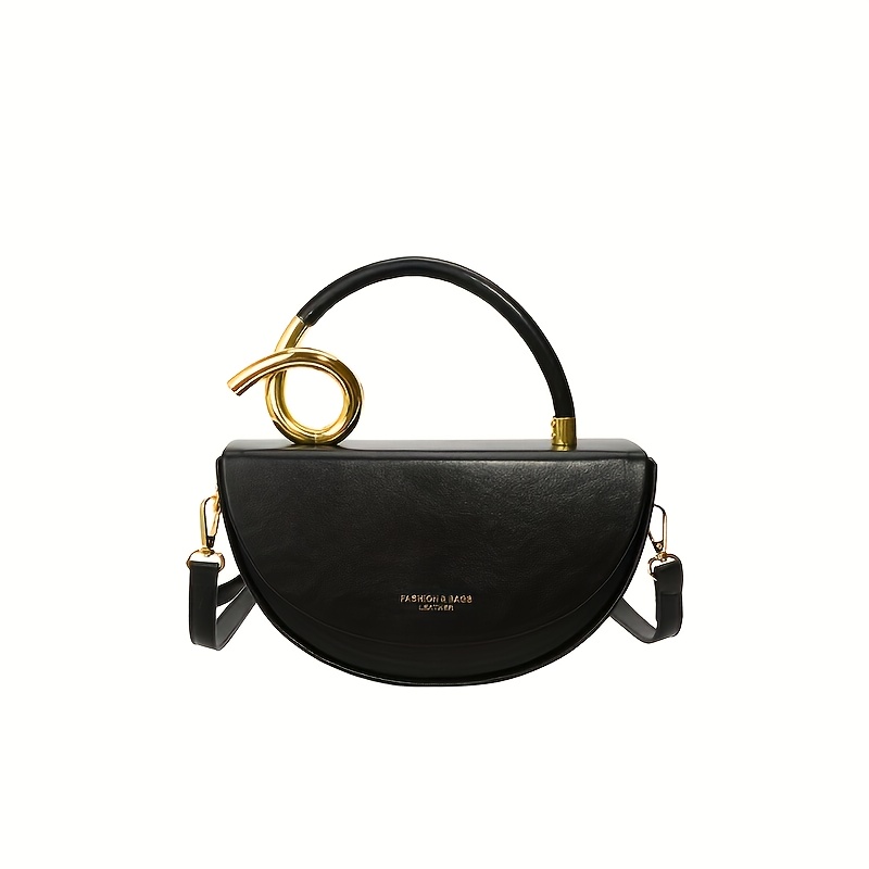 Women's -like Crossbody Handbag with Golden-Tone Hardware & Closure - Adjustable Strap, Golden-Tone Hardware White & Golden/Black Color Options, Minimalist Small Purse for Work, Travel, Commute - Phone & Lipstick-Friendly, Structured Rectangular Design & Smooth Edges, Button Closure, Lining, Solid Color, No Logo, Casual & (No-Wash PU Material), Phone Bag Crossbody, Designer Bags For Women High Quality, Luxurious Bag For Women, Louis Handbags For Women, Mini Handbag, - Image 14