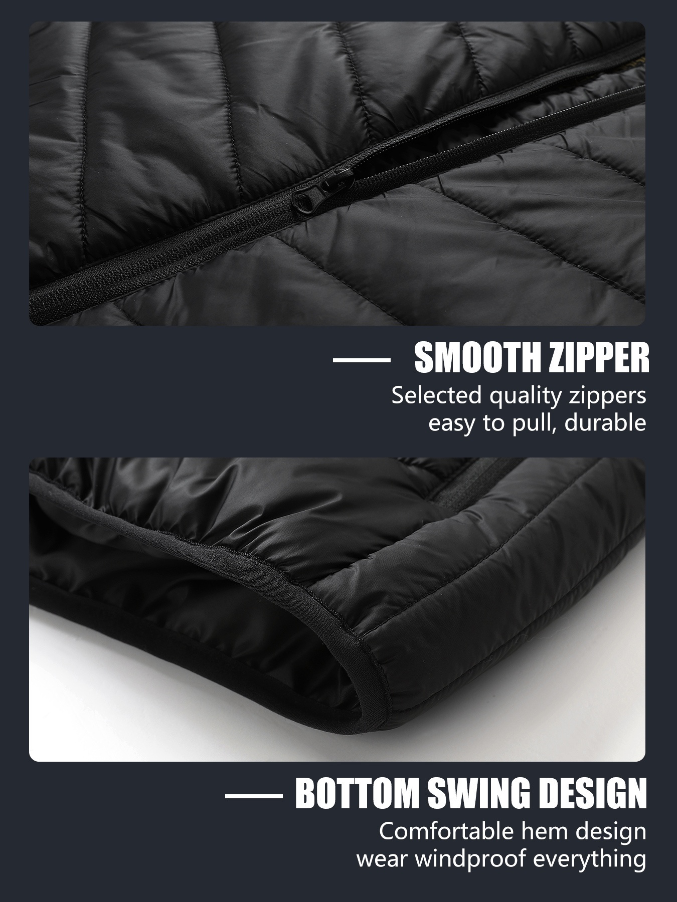 9-Zone Jacket, Warm Coat, 3-Temperature Settings, Portable, Power Bank Compatibility (Not Included), Machine Washable, for Outdoor Winter Cycling and Fishing - Image 8