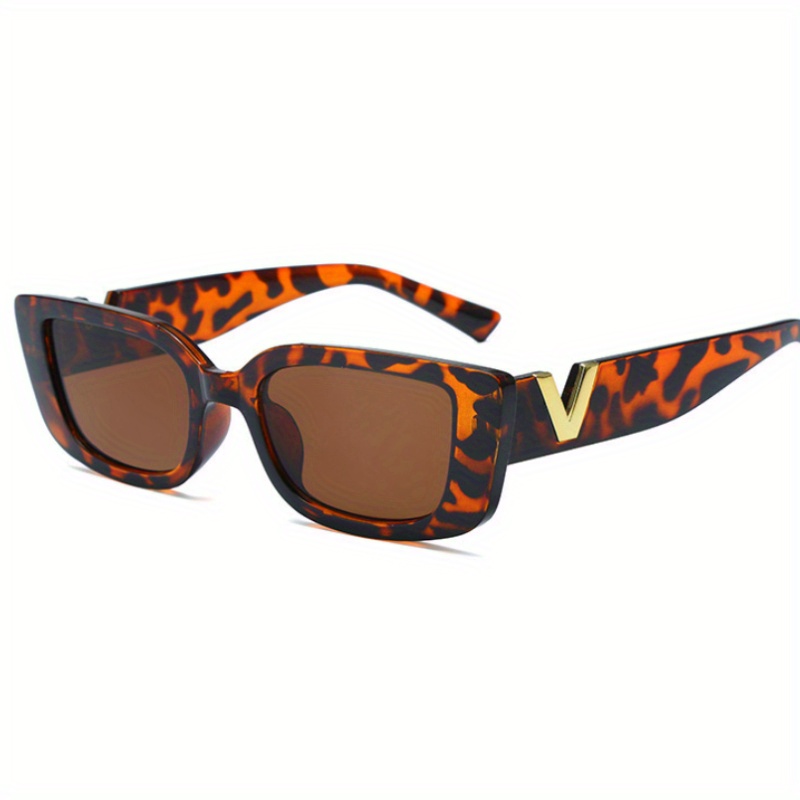 Chic Cat Eye Fashion Glasses for Women - Luxury V-Letter Design, Anti-Glare Lens, Lightweight PC Frame, Perfect for Driving & Fashion - Image 7